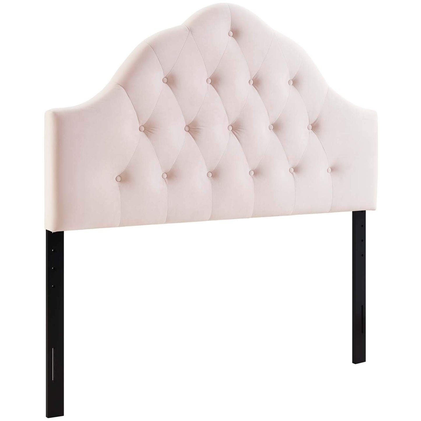 Modway Sovereign Twin Diamond Tufted Performance Velvet Headboard, Pink